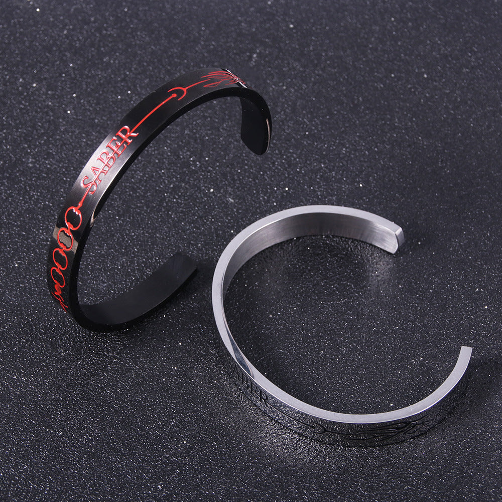 Accesorios De Anime Pulsera De Acero Inoxidable al por mayor
